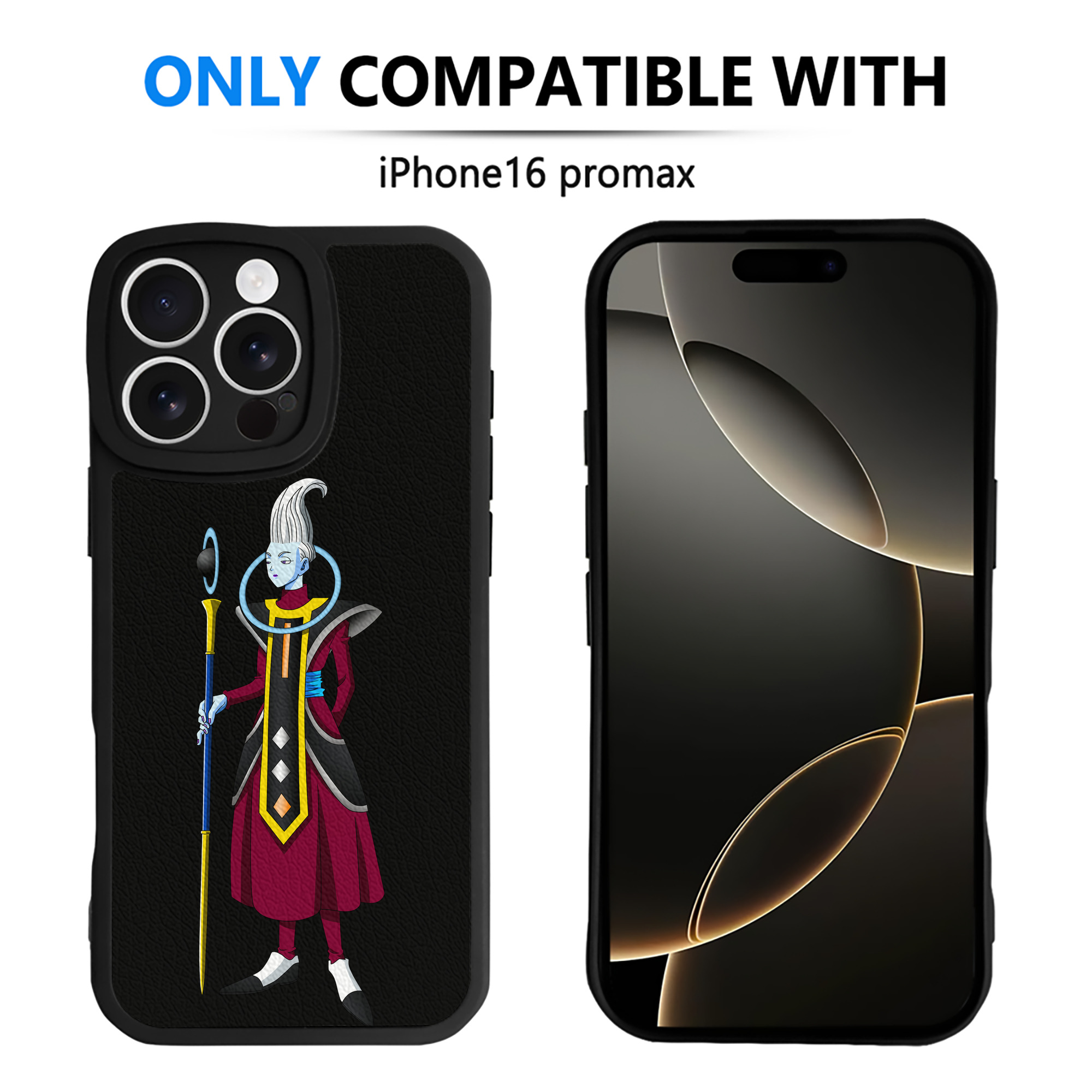 （画像用） ドラゴンボール DRAGON BALL 【iPhone 16シリーズ対応】シリコンスマホケース（レザー調） 材質：シリコン